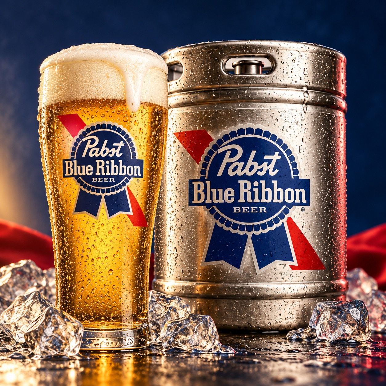 Foto do chopp Pabst Blue Ribbon